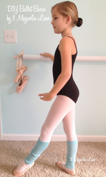 DIY Ballet Barre for My Tiny Dancer–Tutorial