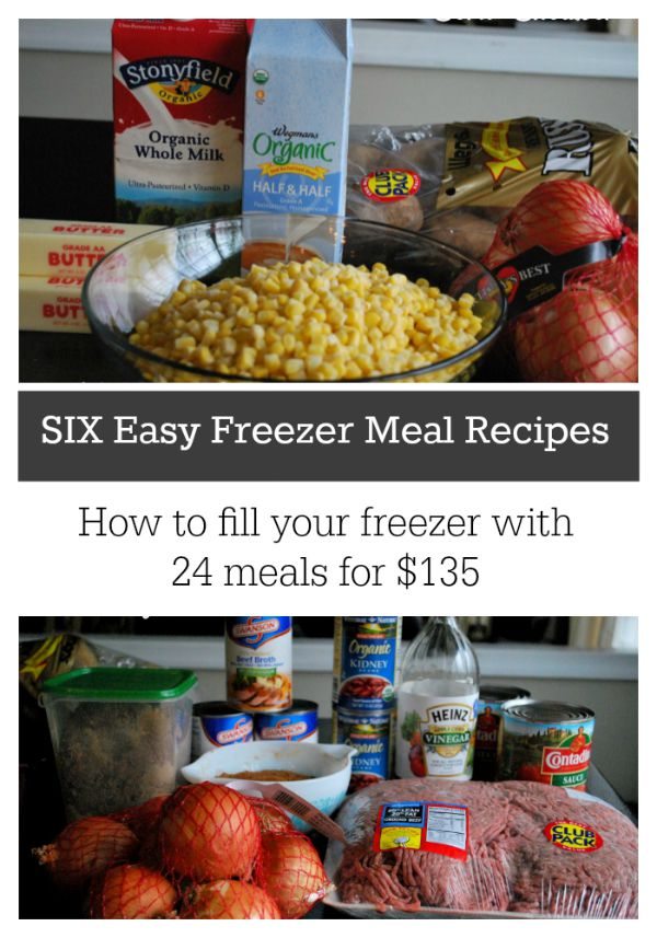 In The Kitchen: 6 Fast and Delicous Freezer Meals