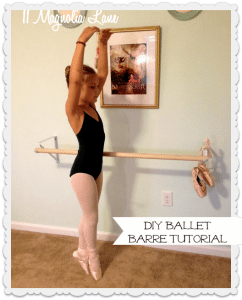 {Another!} DIY Ballet Barre For My Little Ballerina