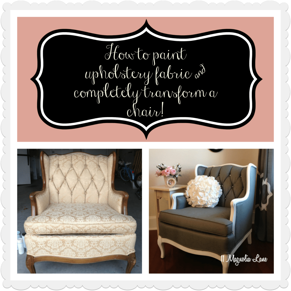 Tutorial: How to Paint Upholstery Fabric and Completely Transform