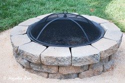 How to DIY a Backyard Fire Pit {Easy Weekend Project}