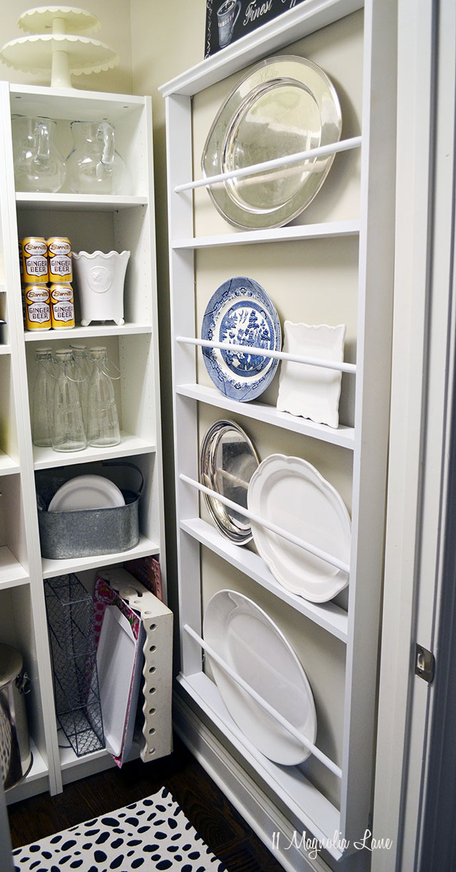 Add Plate Racks to Your Kitchen Cabinets