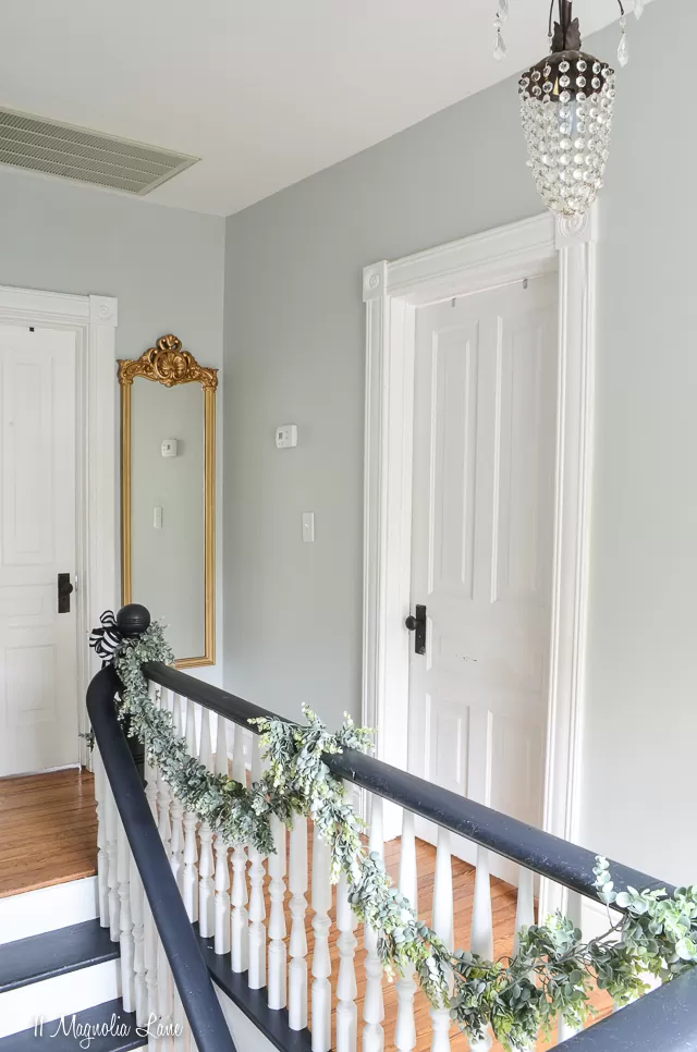 How to paint a stairwell without a ladder or scaffolding | 11 Magnolia Lane