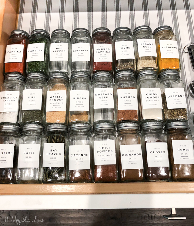 ORGANIZING OUR SPICE DRAWER