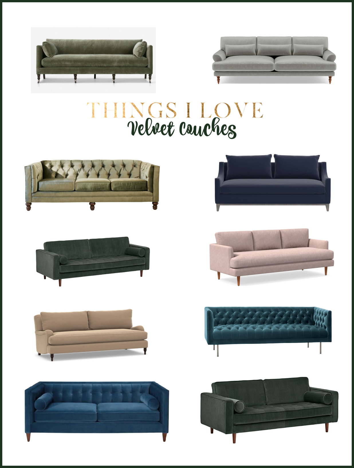 Favorite Affordable Beautiful Velvet Couches Best 