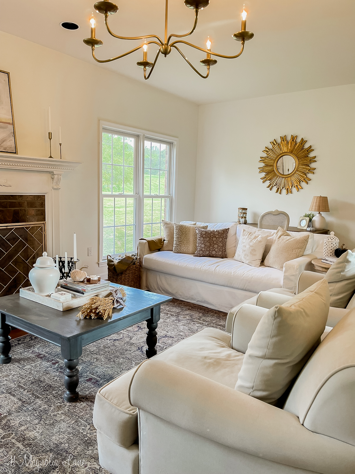 Fall Living Room Decor - Clean and Scentsible